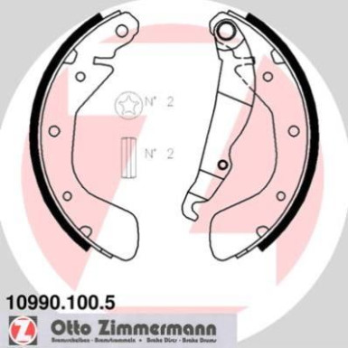 ZIMMERMANN Bremsbacken 10990.100.5 ZIMMERMANN Bremsbacken 10990.100.5