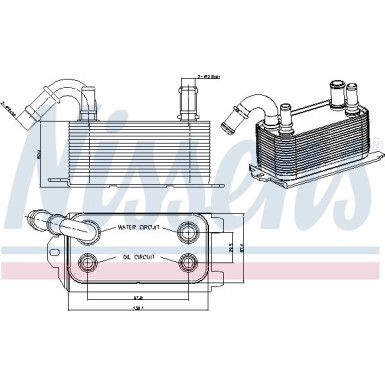 Ölkühler PKW 90661 Ölkühler PKW 90661