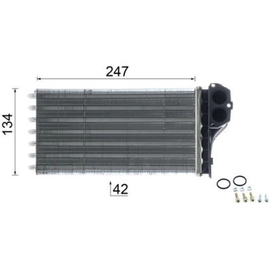 Wärmetauscher, Innenraumheizung AH 112 000P