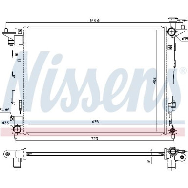 Wasserkühler PKW 675018 Wasserkühler PKW 675018