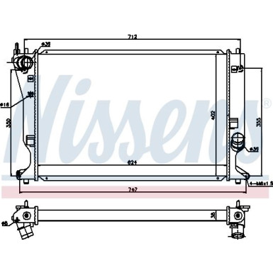 Wasserkühler PKW 64695 Wasserkühler PKW 64695