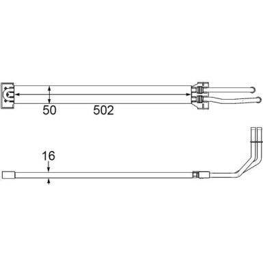 MAHLE Ölkühler, Lenkung CLC 109 000P BEHR Premium Line