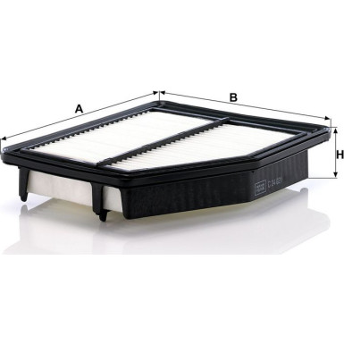 Mann & Hummel Luftfilter PKW HONDA Civic IX 1,6 1,8 i-VTEC 12 C 24 021