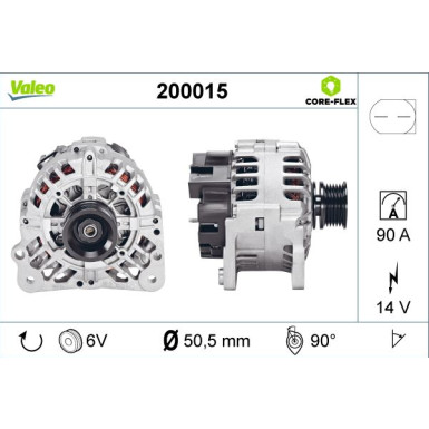 VALEO Generator 200015 VALEO Generator 200015