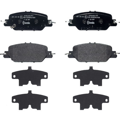 BREMBO Bremsklötze HA P 28 097 BREMBO Bremsklötze HA P 28 097