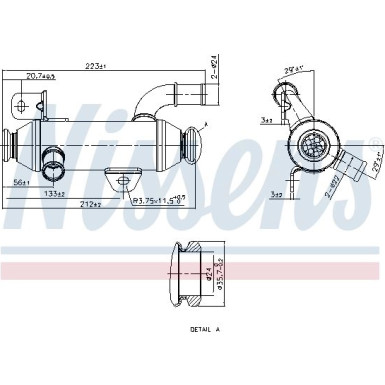 Kühler,Abgasrückführung 989279 Kühler,Abgasrückführung 989279