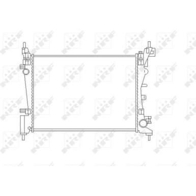 Kühler, Motorkühlung 55340 Kühler, Motorkühlung 55340