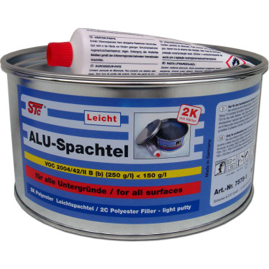 STC ALU - Spachtel leicht 2K Metallspachtel Dose 1,5kg | 75751 STC ALU - Spachtel leicht 2K Metallspachtel Dose 1,5kg | 75751