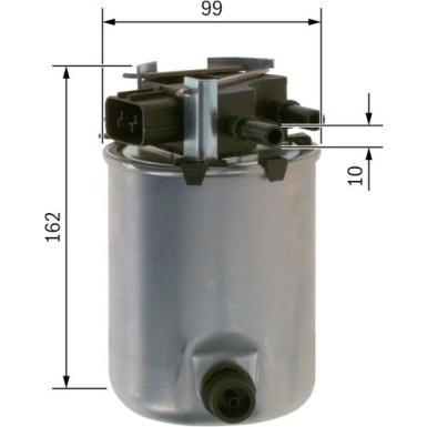 Kraftstofffilter NISSAN Qashqai,X-Trail 13 F 026 402 201