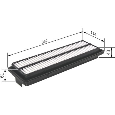Luftfilter F 026 400 232 Luftfilter F 026 400 232
