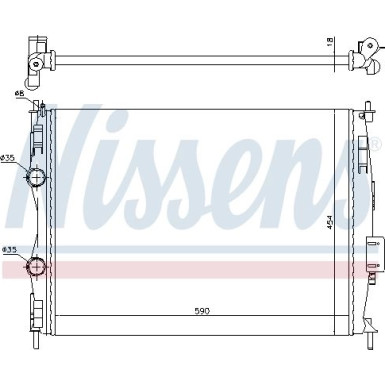 Wasserkühler PKW 67368 Wasserkühler PKW 67368
