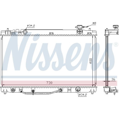 Wasserkühler PKW 646808