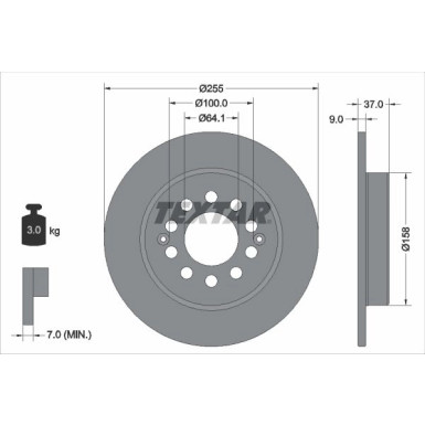 Bremsscheibe PRO 92342703