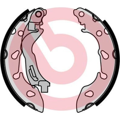 Bremsbackensatz HA FIAT 500 07 ESSENTIAL LINE S 24 553 Bremsbackensatz HA FIAT 500 07 ESSENTIAL LINE S 24 553