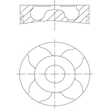 MAHLE Kolben 010 04 01