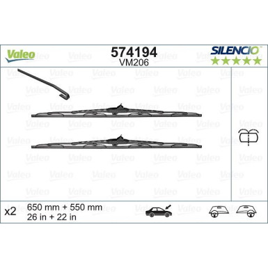 Valeo Silencio Performance 574194 Valeo Silencio Performance 574194