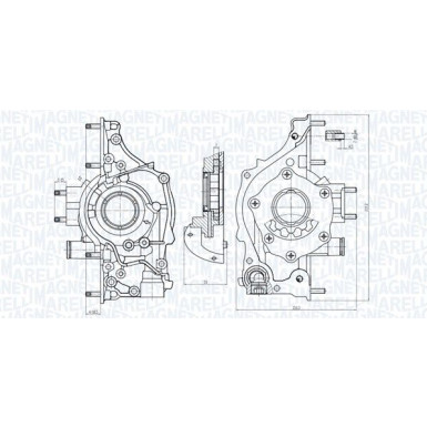 MAGNETI MARELLI Ölpumpe 351516000093