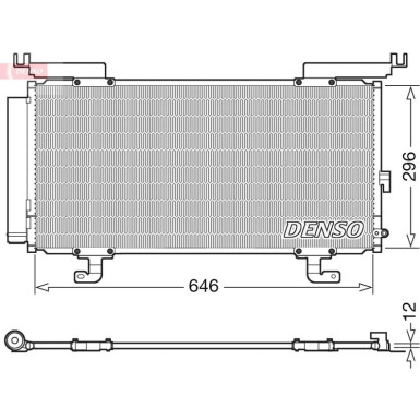 DENSO Klimaanlagenkühler DCN36004