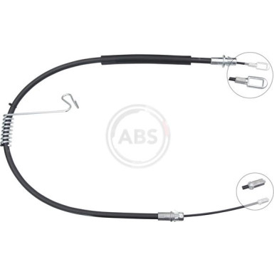 A.B.S. Handbremsseil Seilzug Festellbremse K19854 A.B.S. Handbremsseil Seilzug Festellbremse K19854