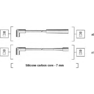 MAGNETI MARELLI Zündleitungssatz 941425020940