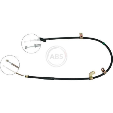 A.B.S. Handbremsseil Seilzug Festellbremse K15858 A.B.S. Handbremsseil Seilzug Festellbremse K15858