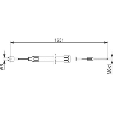 Handbremsseil 1987477067 Handbremsseil 1987477067