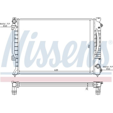 Wasserkühler PKW AUDI A6 97-05 FIRST FIT 60422A