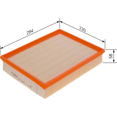 Luftfilter Diverse F 026 400 551