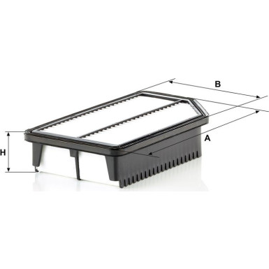 Mann & Hummel Luftfilter PKW C 26 033 Mann & Hummel Luftfilter PKW C 26 033