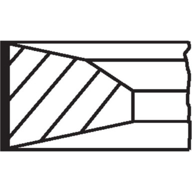 MAHLE Kolbenringsatz 005 23 N2