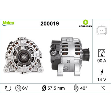 VALEO Generator 200019 VALEO Generator 200019
