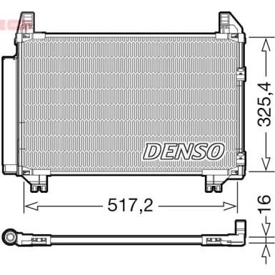 DENSO Klimaanlagenkühler DCN50101