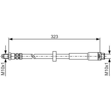 Bremsschlauch AUDI A6 1987476293