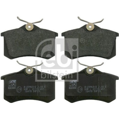 FEBI BILSTEIN Bremsbeläge 16478 FEBI BILSTEIN Bremsbeläge 16478