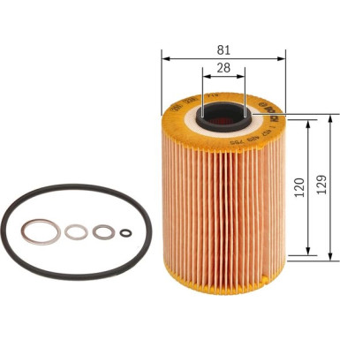 Ölfilter 1457429755 Ölfilter 1457429755