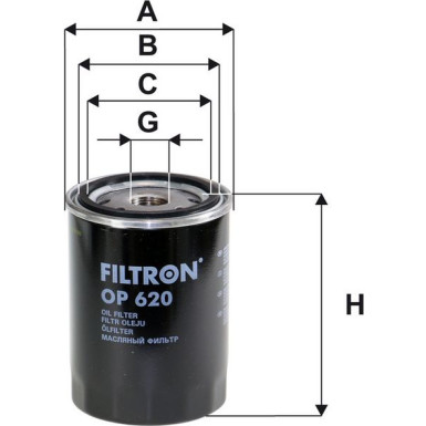 FILTRON Ölfilter OP 620 FILTRON Ölfilter OP 620