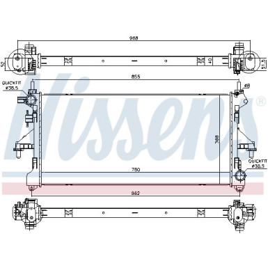 Wasserkühler PKW 63567 Wasserkühler PKW 63567