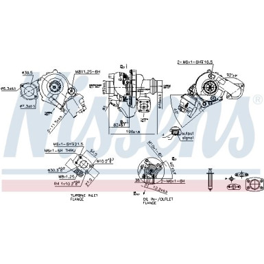 Nissens Turbo CITROEN,MAZDA,PEUGEOT,FORD,VOLVO FACTORY NEW 93421