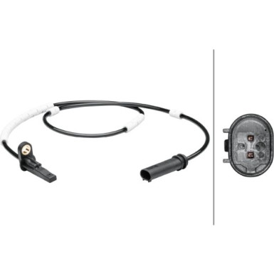 Sensor, Raddrehzahl 6PU 012 679-571