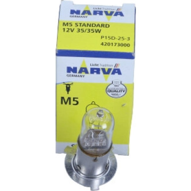 Glühlampe Mh6 12V/35/35W Mh6 (M5) Wp15D-25-3 Moto. (Ohne Ece) 420173000