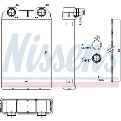 Heizkühler PKW 70808 Heizkühler PKW 70808