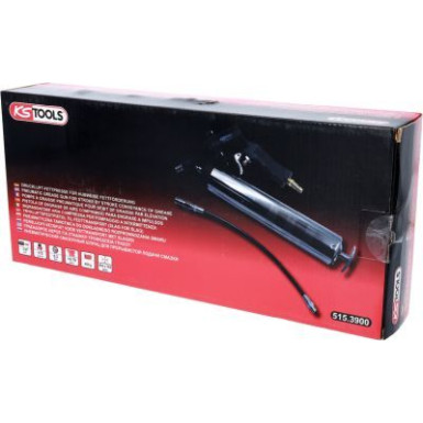KS TOOLS Pneumatische Fettpresse mit flexiblem Schlauch und Düse 515.3900 KS TOOLS Pneumatische Fettpresse mit flexiblem Schlauch und Düse 515.3900
