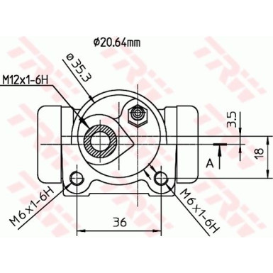 Radbremszylinder BWF170