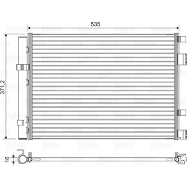 KONDENSATOR, KLIMAANLAGE VAL822610