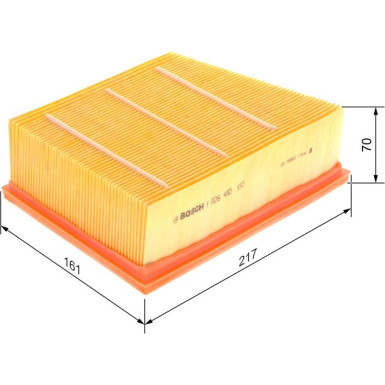 Luftfilter F 026 400 592 Luftfilter F 026 400 592