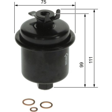 Kraftstofffilter HONDA,ROVER 0 450 905 916