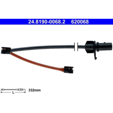 ATE Verschleißsensor 24.8190-0068.2 ATE Verschleißsensor 24.8190-0068.2