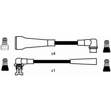 NGK Zündleitungssatz 8507