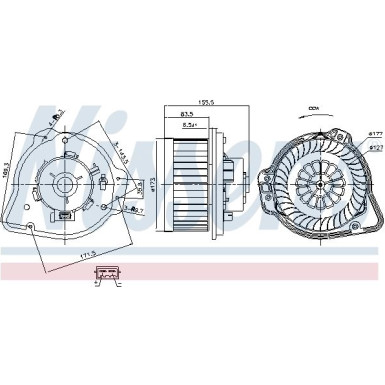 Innenraumgebläse VOLVO S70 87020