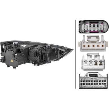 SCHEINWERFER L HELLA AUDI A1 10-18 1EL 354 838-051
